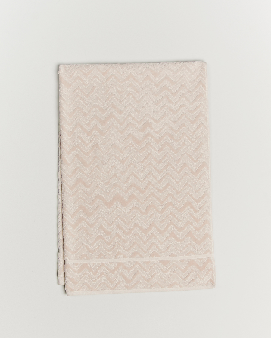 Homme | Missoni Home Rex Bath Sheet 100x150cm Cream | Missoni Home | Rex Bath Sheet 100x150cm Cream