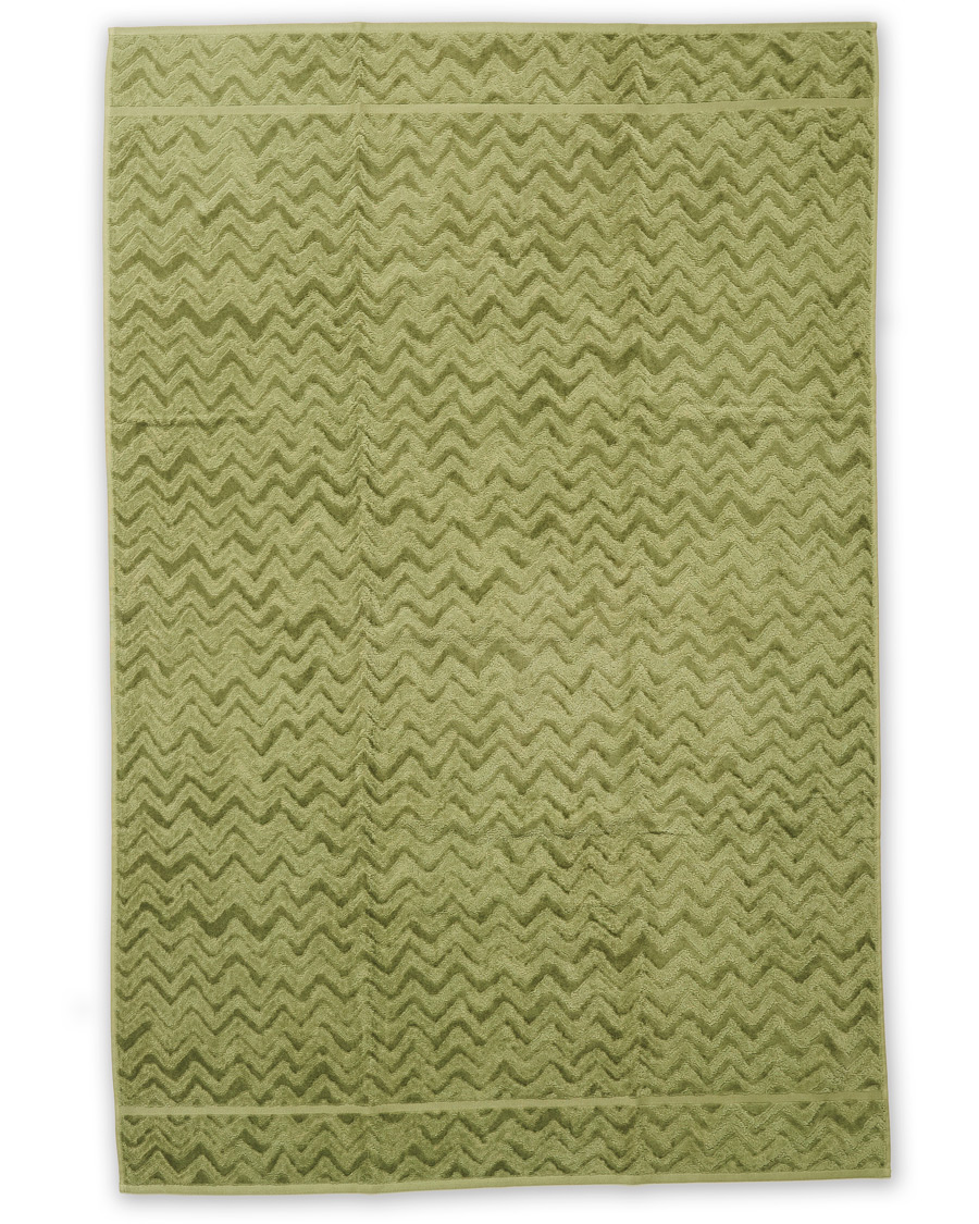 Homme | Missoni Home Rex Bath Sheet 100x150 cm Green | Missoni Home | Rex Bath Sheet 100x150 cm Green