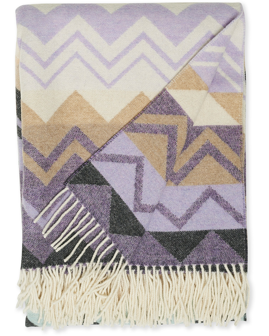 Homme | Missoni Home Yvo Zig Zag Wool Throw Multicolor | Missoni Home | Yvo Zig Zag Wool Throw Multicolor