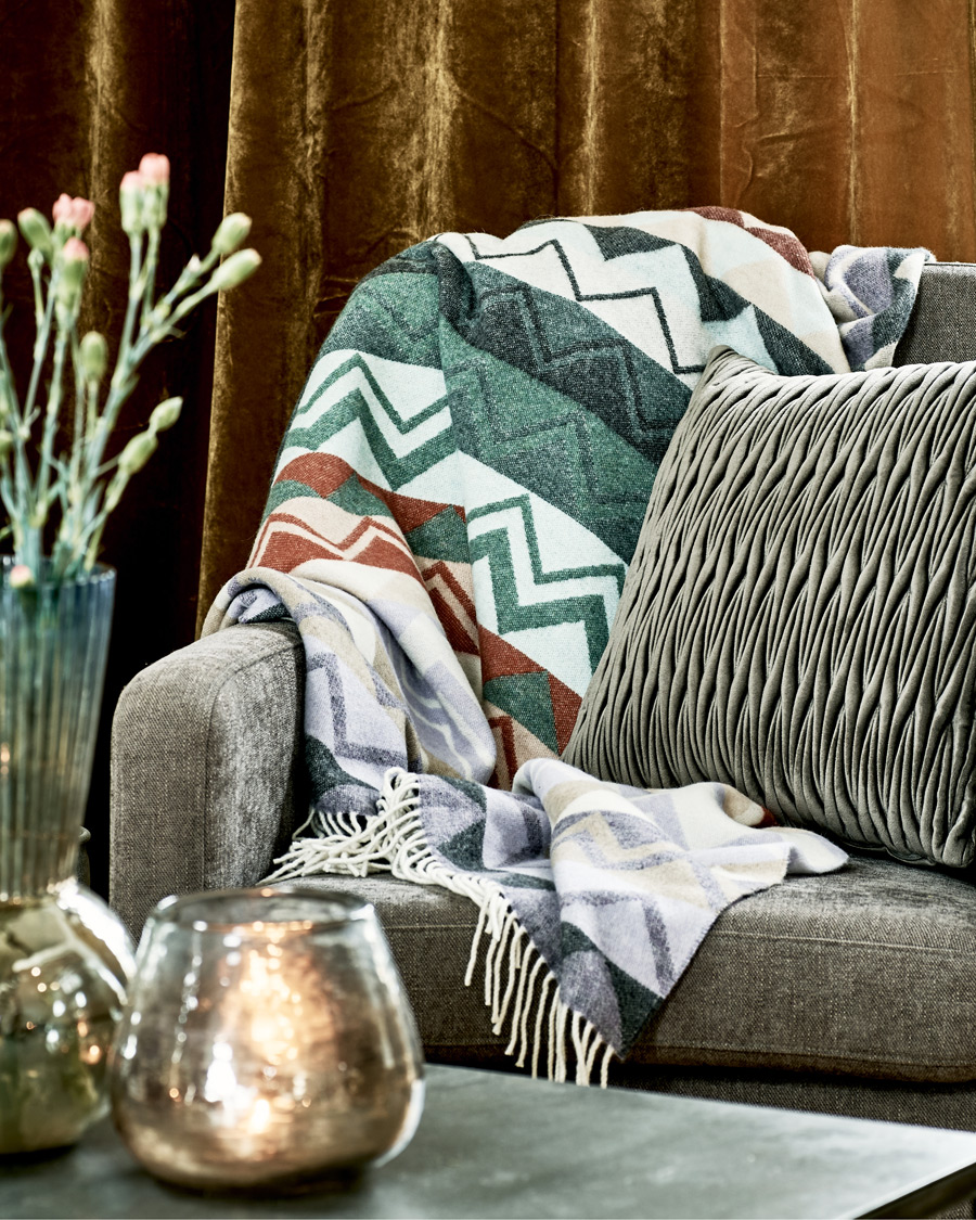 Homme | Missoni Home Yvo Zig Zag Wool Throw Multicolor | Missoni Home | Yvo Zig Zag Wool Throw Multicolor