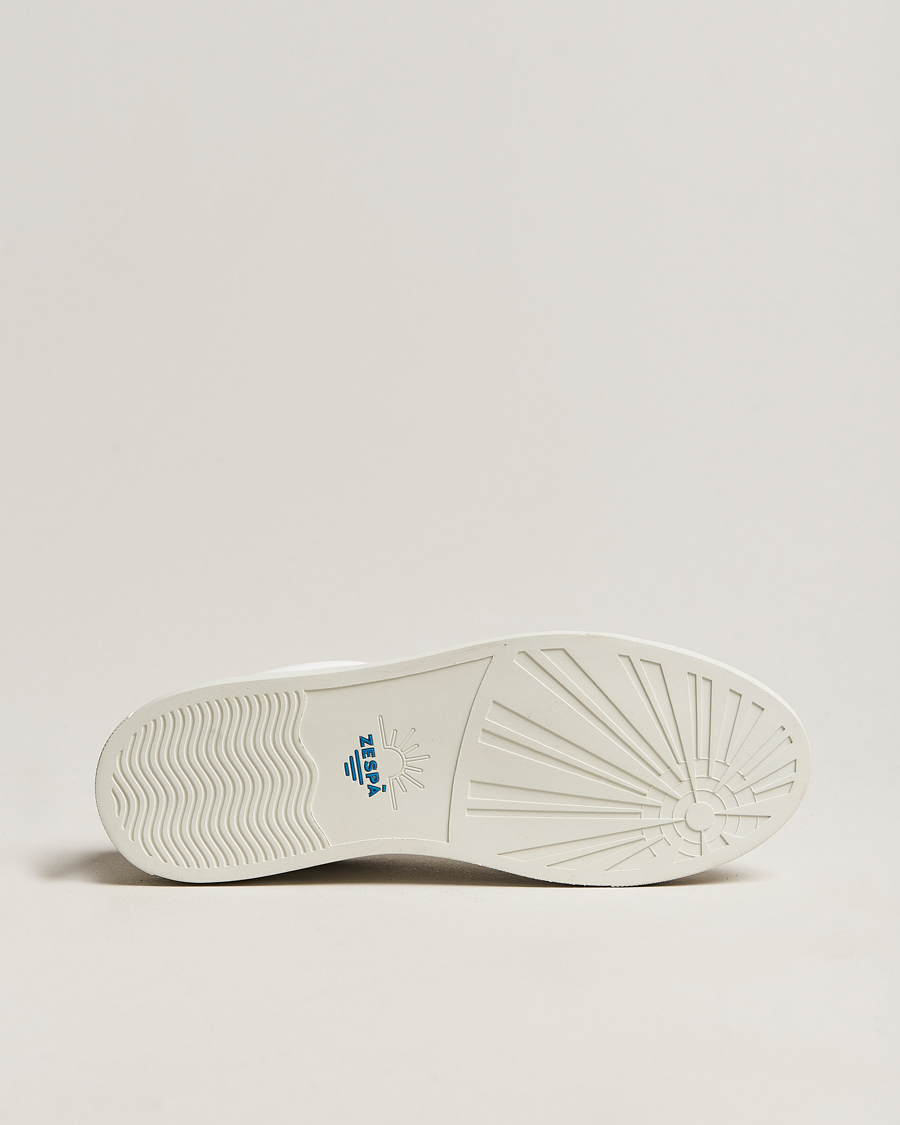 Homme | Zespà ZSP4 Nappa Leather Sneakers White/France | Zespà | ZSP4 Nappa Leather Sneakers White/France