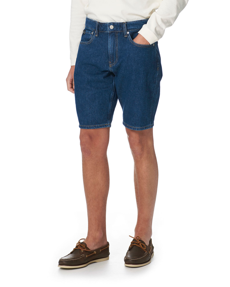 Homme | Shorts | Calvin Klein Jeans | Regular Denim Shorts Medium Blue