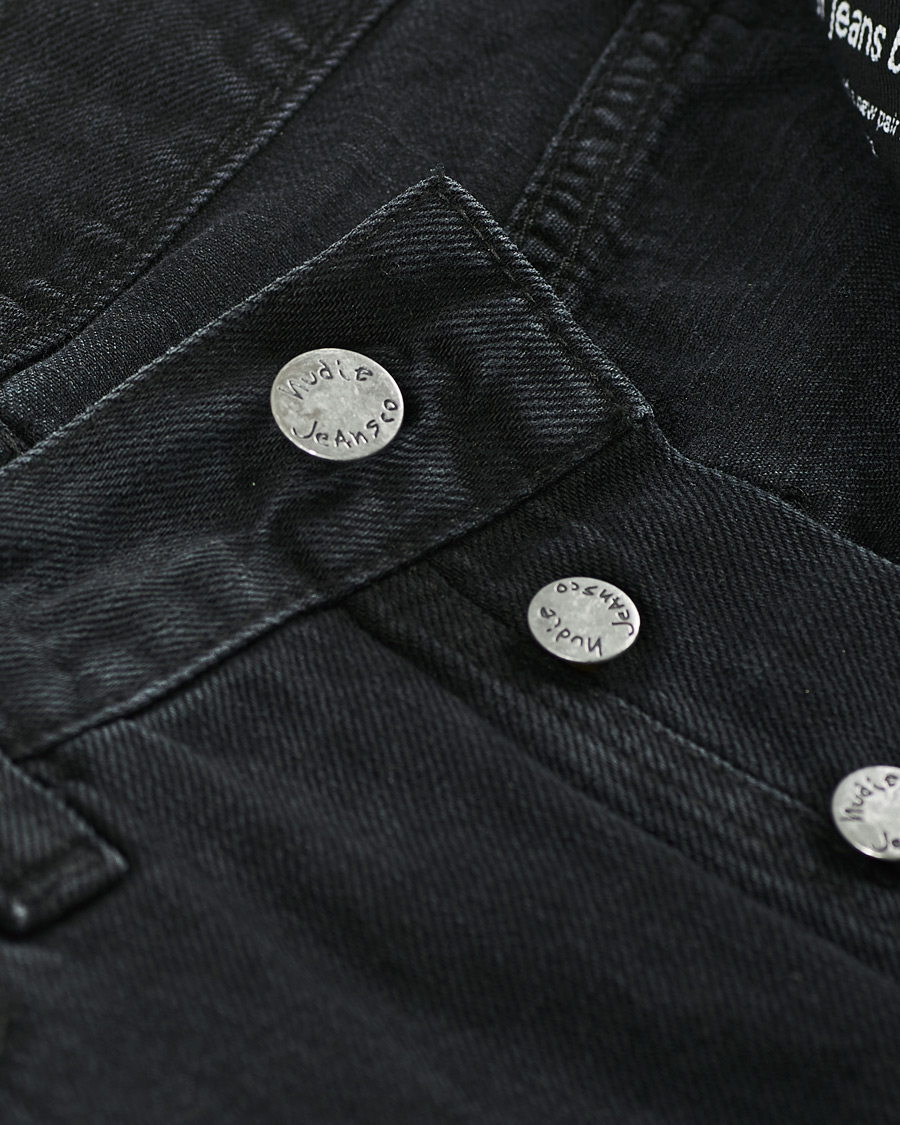 Homme | Shorts | Nudie Jeans | Josh Stretch Denim Shorts Black Water