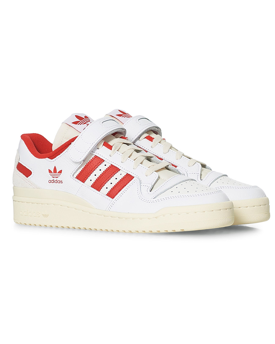 Homme | adidas Originals Forum 84 Low Sneaker White/Red | adidas Originals | Forum 84 Low Sneaker White/Red