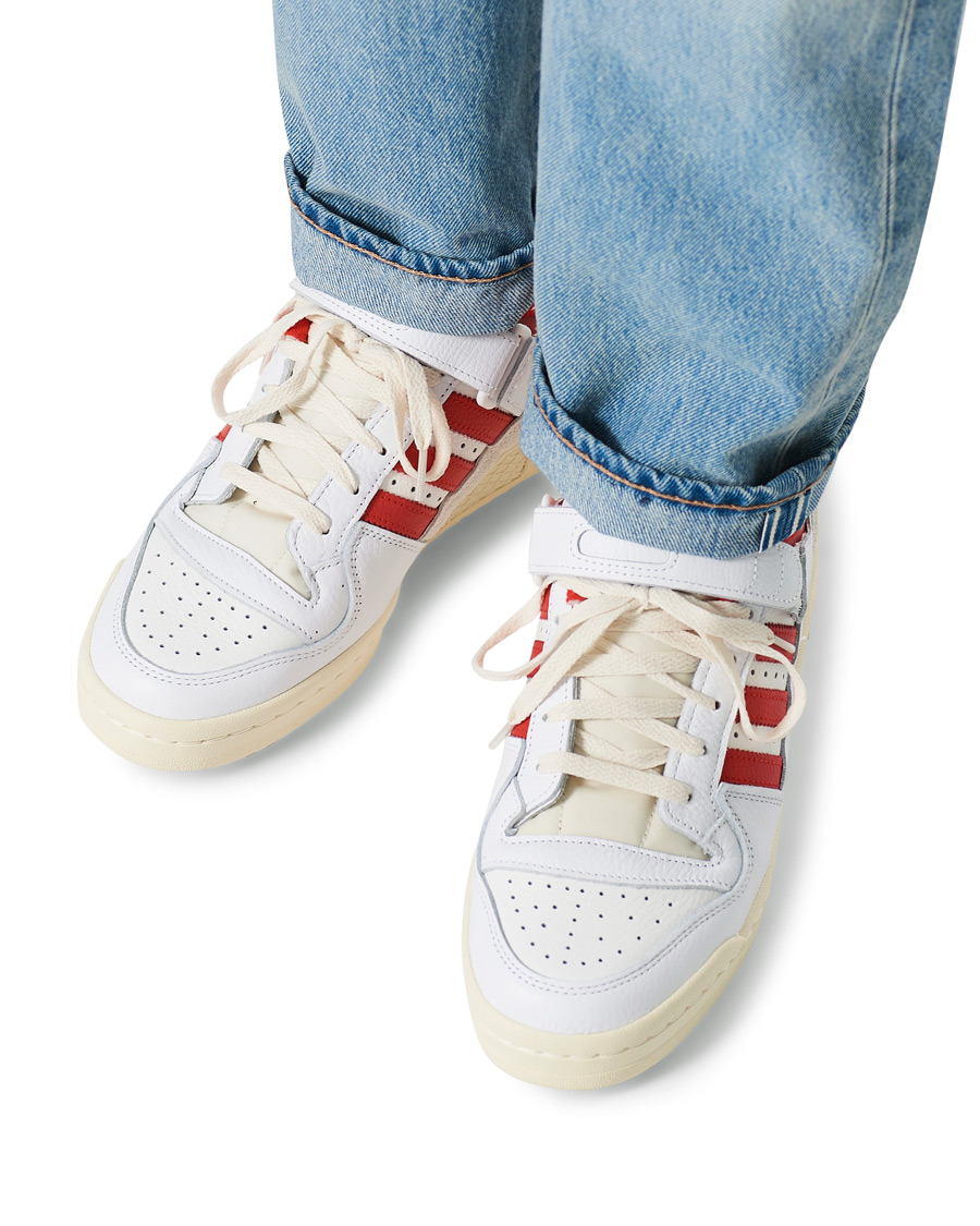 Homme | adidas Originals Forum 84 Low Sneaker White/Red | adidas Originals | Forum 84 Low Sneaker White/Red