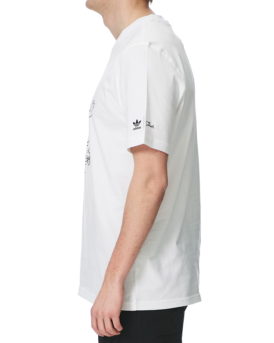 Homme | T-shirts | adidas Originals | The Simpsons Crew Neck Tee White