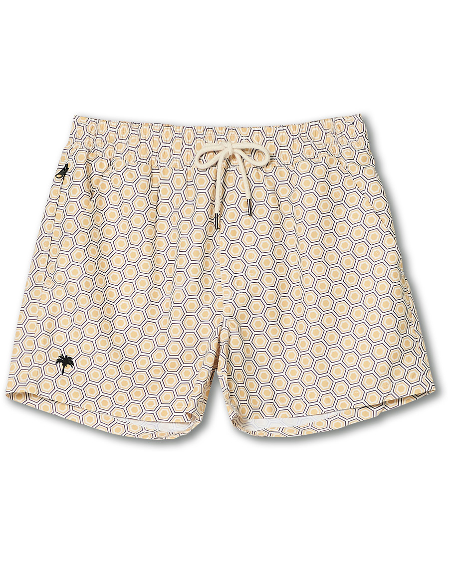 Homme | Maillots De Bain | OAS | Printed Swim Shorts Geometric
