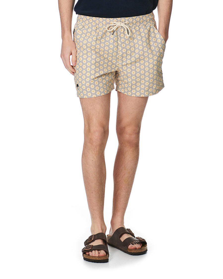 Homme | Maillots De Bain | OAS | Printed Swim Shorts Geometric