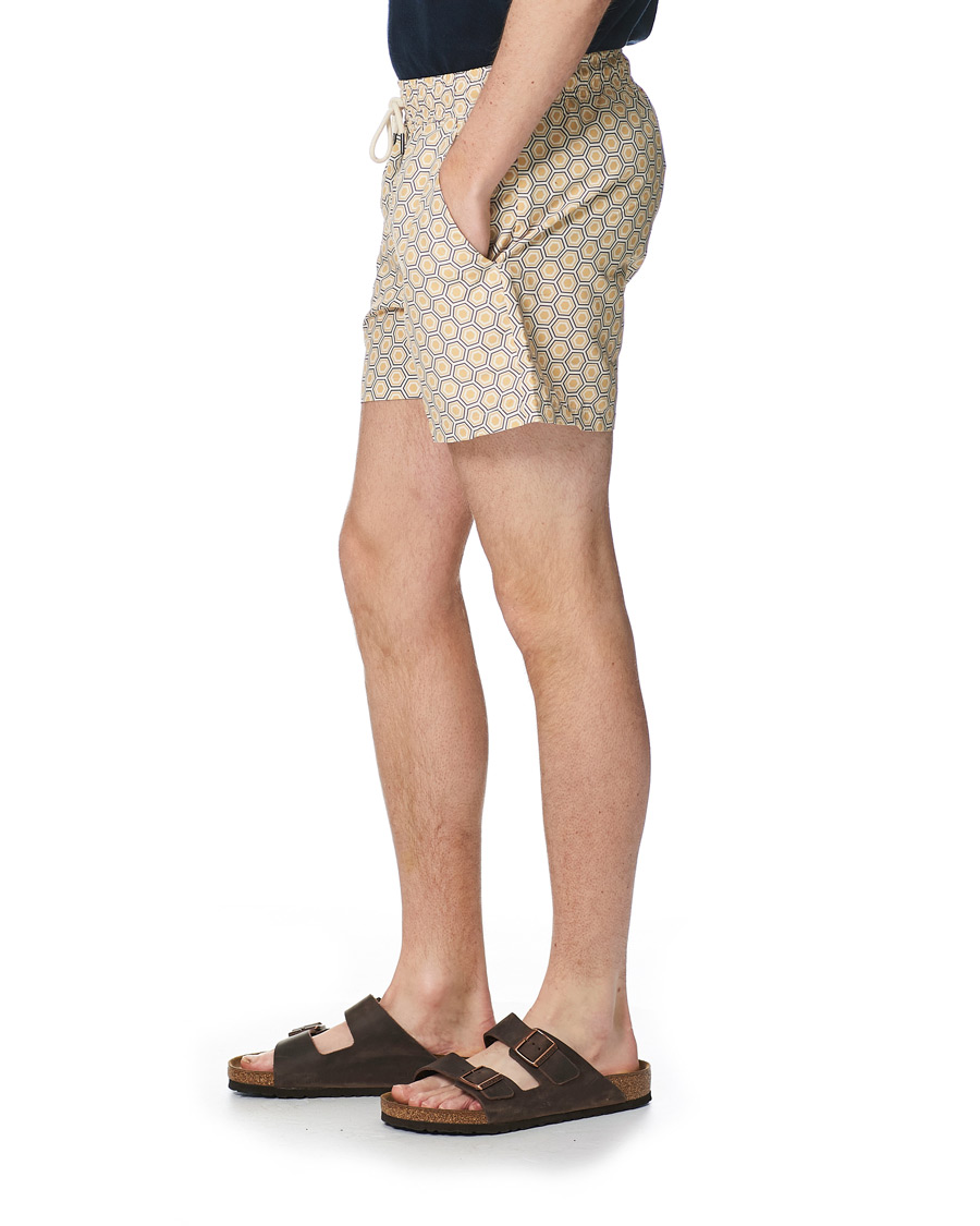 Homme | Maillots De Bain | OAS | Printed Swim Shorts Geometric