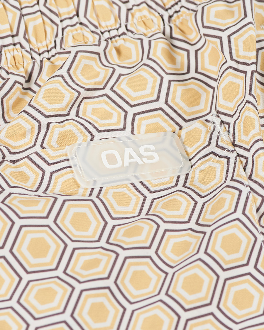 Homme | Maillots De Bain | OAS | Printed Swim Shorts Geometric