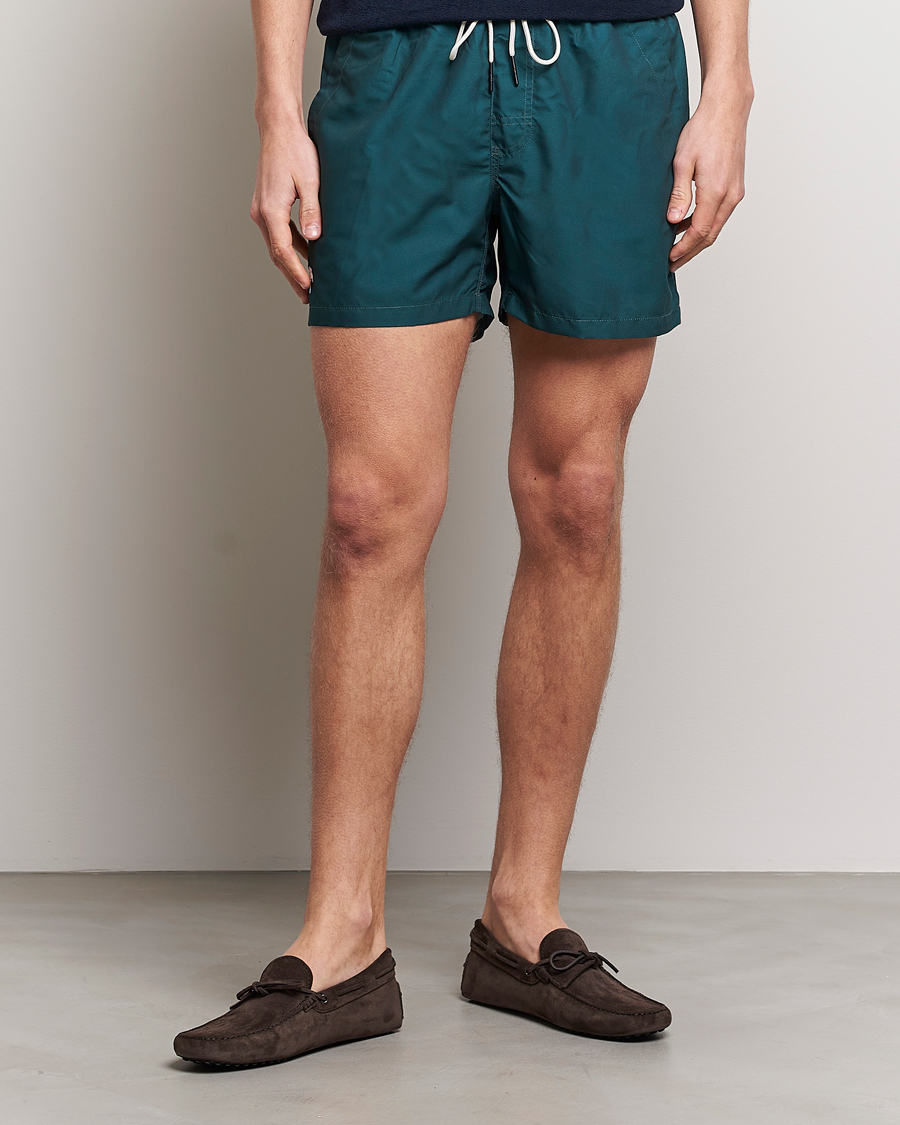 Homme | Maillots De Bain | OAS | Plain Swimshorts Dark Green
