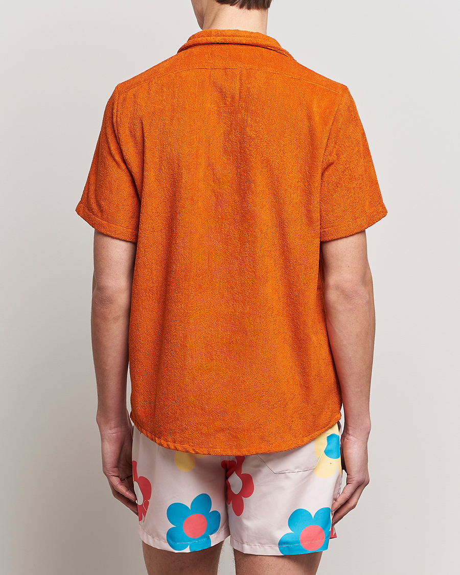 Homme | Chemises | OAS | Terry Cuba Short Sleeve Shirt Terracotta