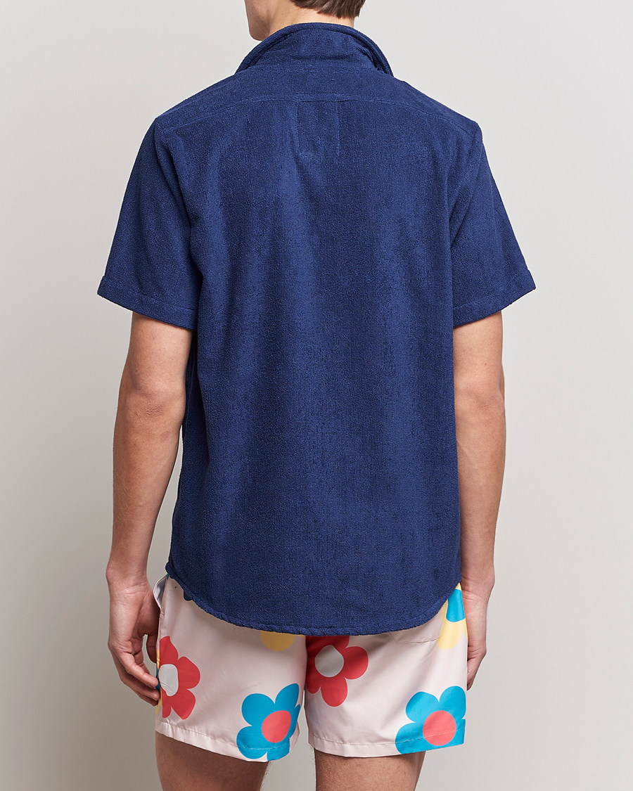 Homme | Chemises | OAS | Terry Cuba Short Sleeve Shirt Navy