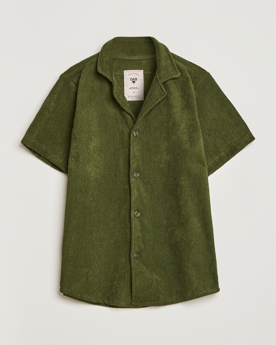 Homme | Chemises | OAS | Terry Cuba Short Sleeve Shirt Army