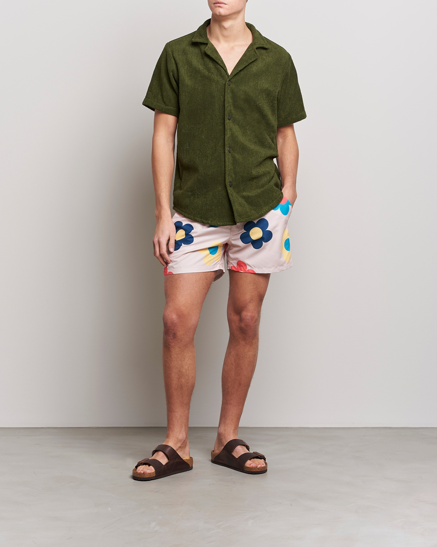Homme | Chemises | OAS | Terry Cuba Short Sleeve Shirt Army