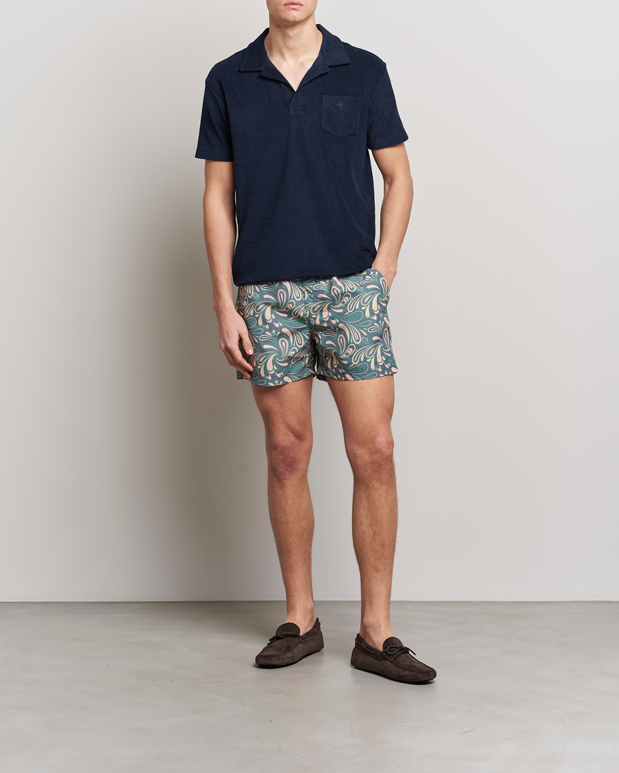 Homme | Polos | OAS | Short Sleeve Terry Polo Navy