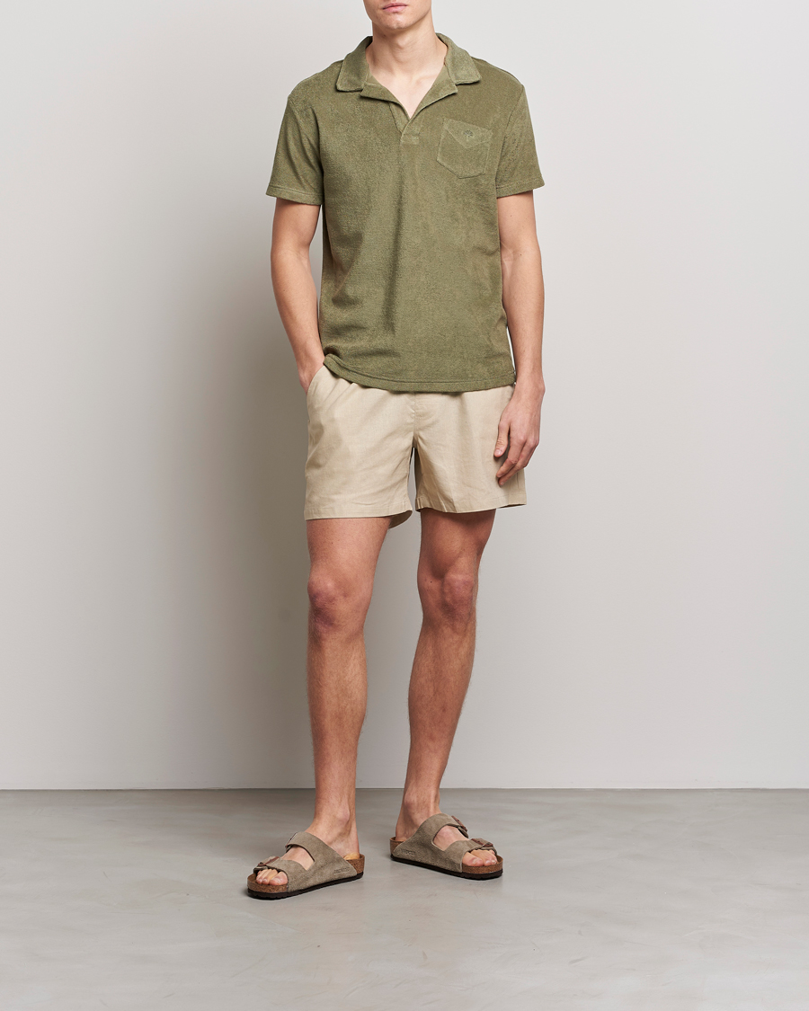 Homme | Polos | OAS | Short Sleeve Terry Polo Khaki