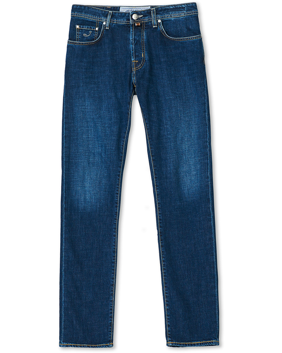 Homme | Jeans | Jacob Cohën | 688 Slim Fit Jeans Mid Blue