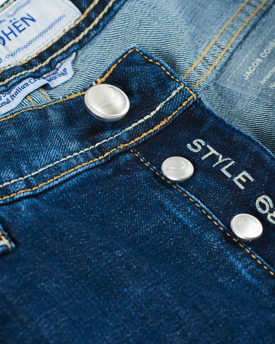Homme | Jeans | Jacob Cohën | 688 Slim Fit Jeans Mid Blue