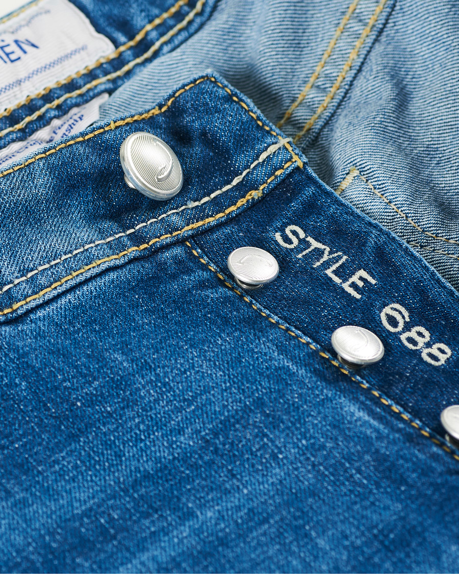 Homme | Jeans | Jacob Cohën | 688 Slim Fit Jeans Light Blue