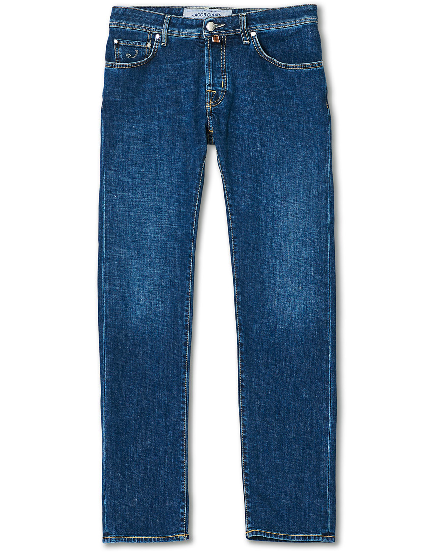 Homme | Jeans | Jacob Cohën | 622 Slim Fit Jeans Mid Blue