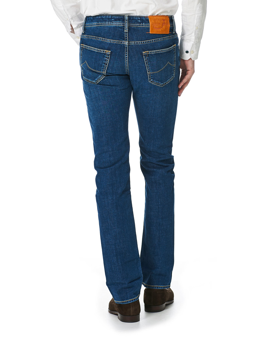Homme | Jeans | Jacob Cohën | 622 Slim Fit Jeans Mid Blue