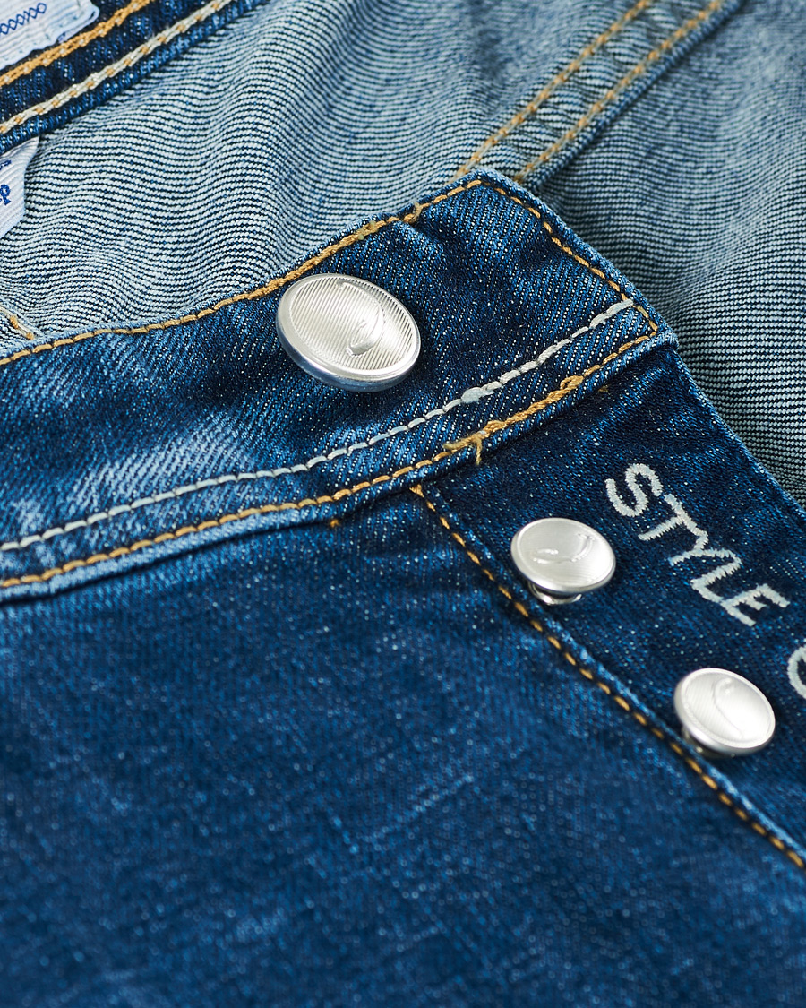 Homme | Jeans | Jacob Cohën | 622 Slim Fit Jeans Mid Blue