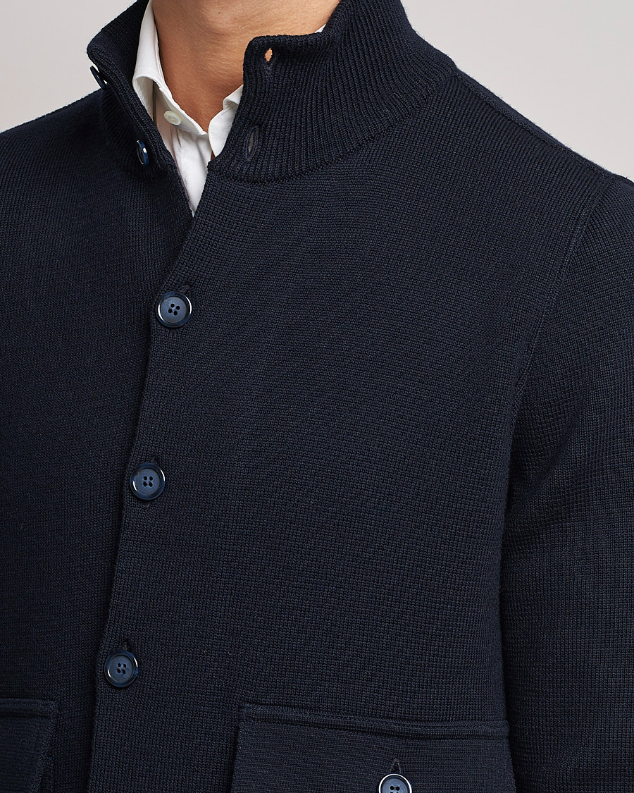 Homme | Manteaux Et Vestes | Valstar | Valstarino Merino Wool Jacket Navy