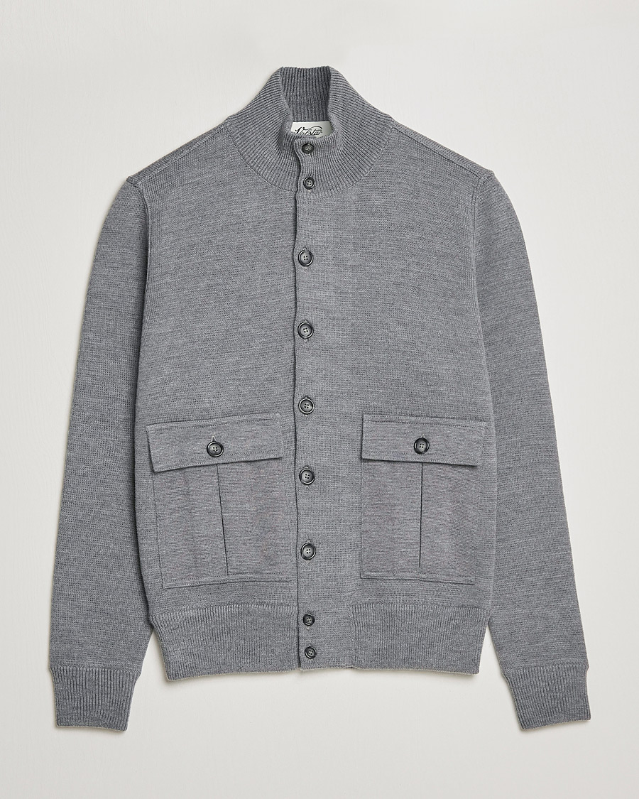 Homme | Manteaux Et Vestes | Valstar | Valstarino Merino Wool Jacket Grey Melange