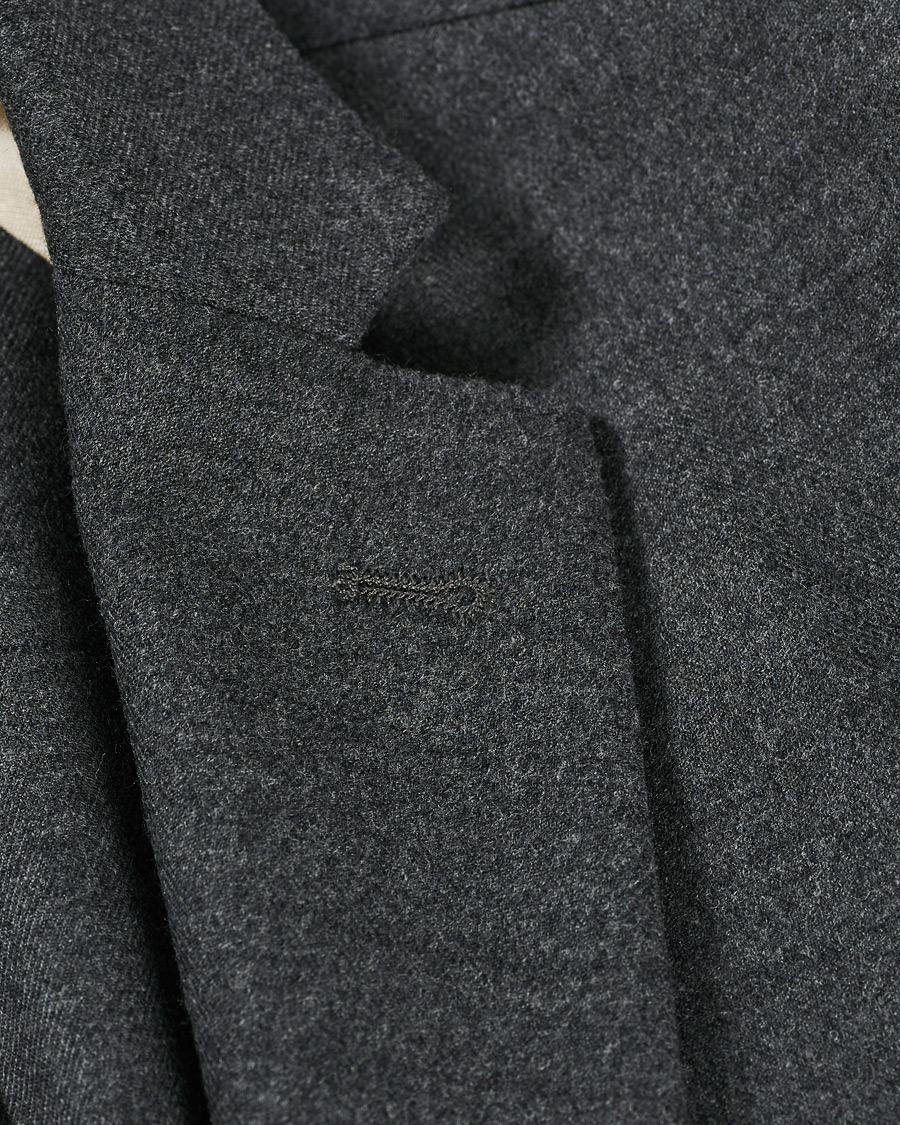 Homme | Blazers | Barena | Borgo Unconstructed Flannel Blazer Grey Melange