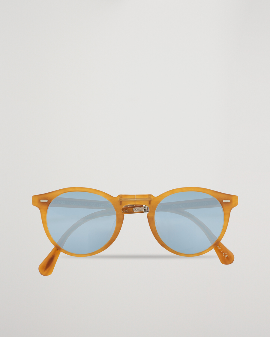 Homme | Oliver Peoples Gregory Peck 1962 Folding Sunglasses Matte Amber | Oliver Peoples | Gregory Peck 1962 Folding Sunglasses Matte Amber