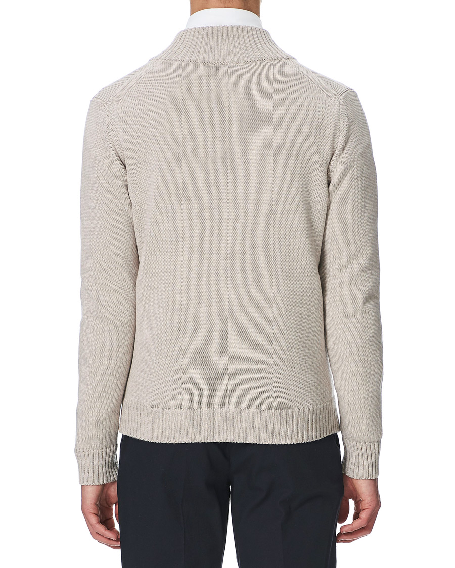 Homme | Pulls Et Tricots | Stenströms | Heavy Merino Wool Cardigan Beige