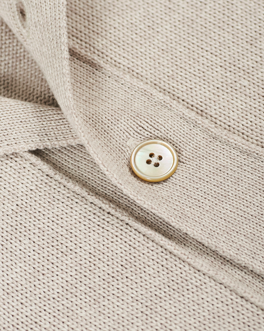 Homme | Pulls Et Tricots | Stenströms | Heavy Merino Wool Cardigan Beige