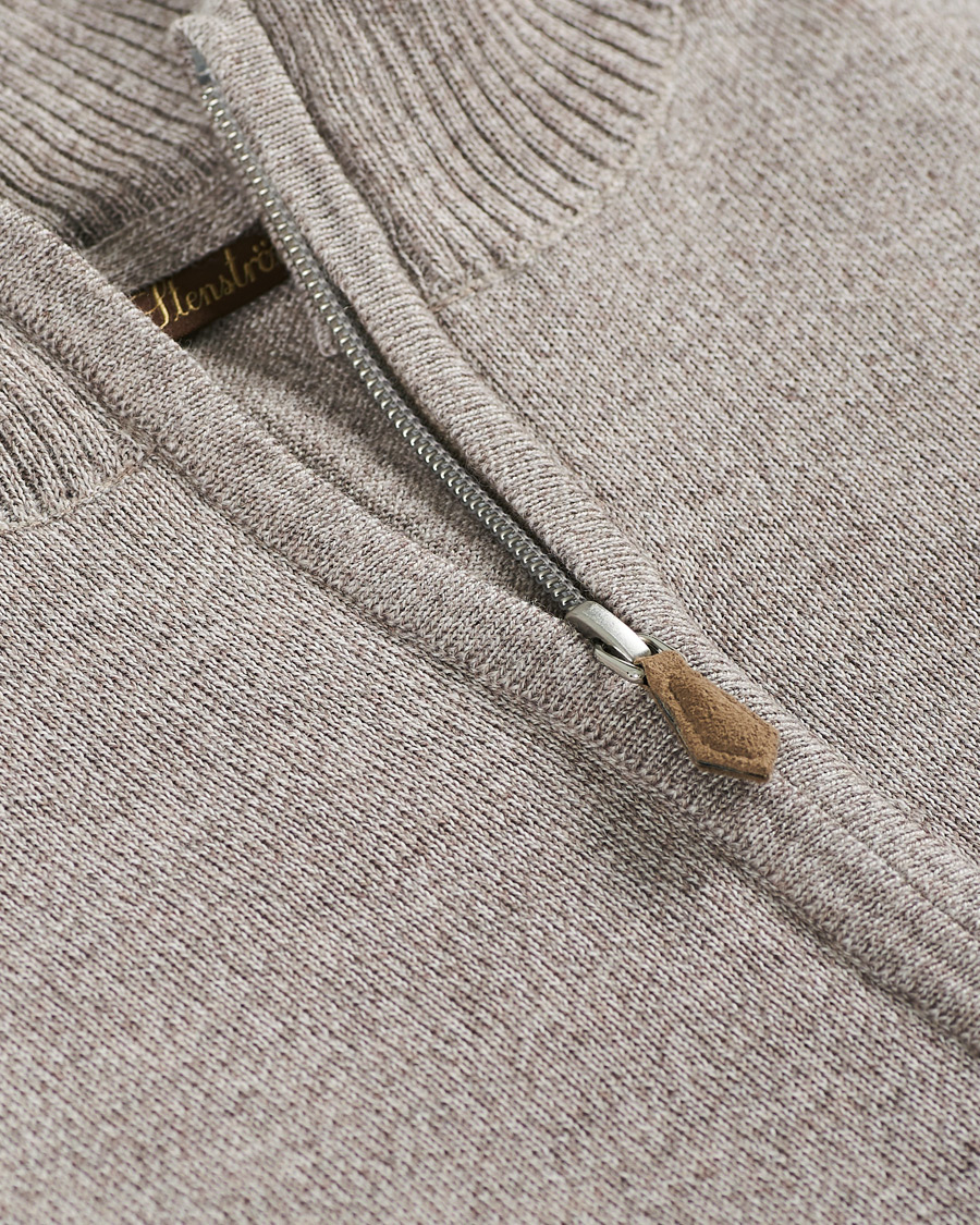 Homme | Pulls Et Tricots | Stenströms | Merino Full Zip Greige