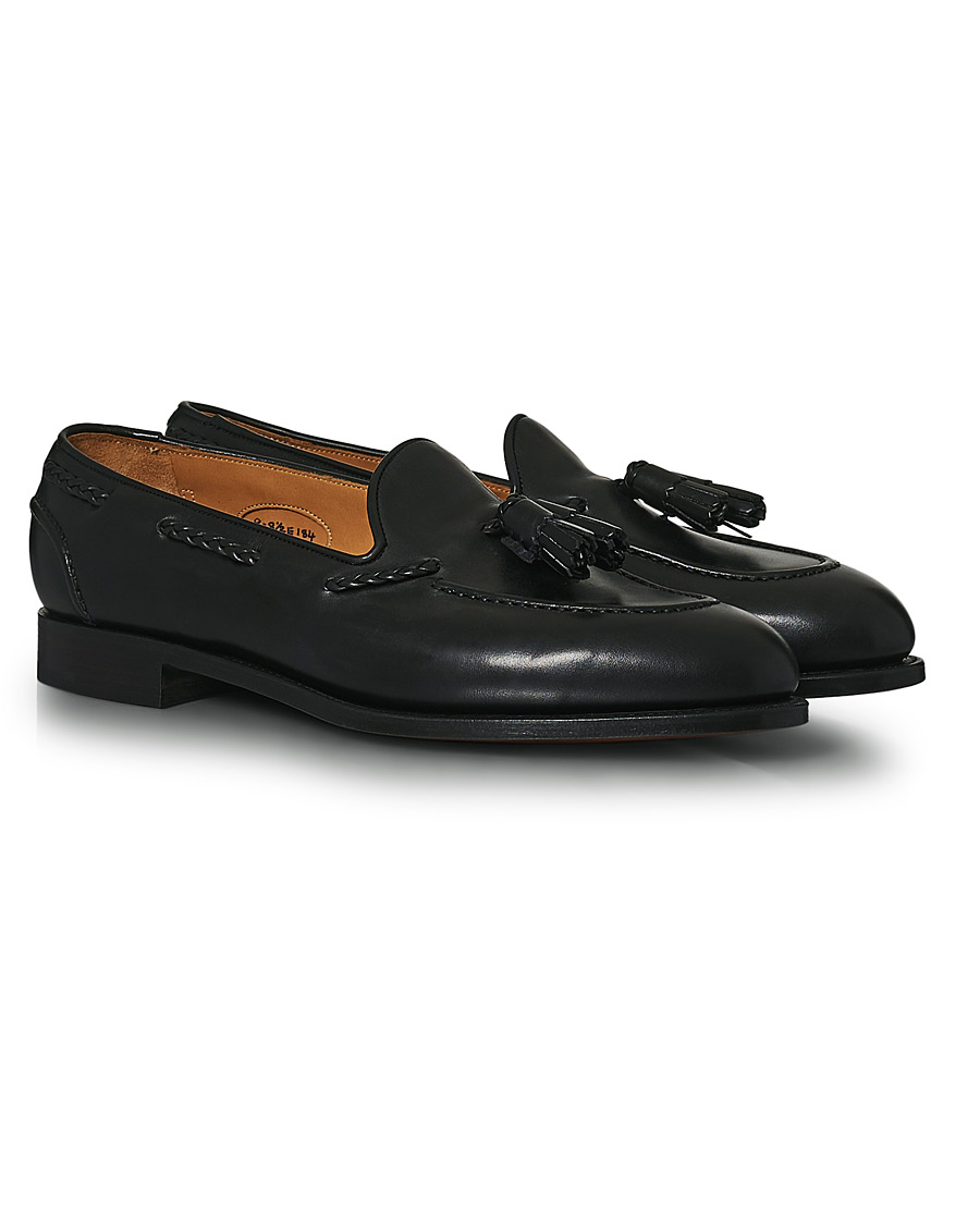 Homme | Edward Green Belgravia Tassel Loafer Black Calf | Edward Green | Belgravia Tassel Loafer Black Calf