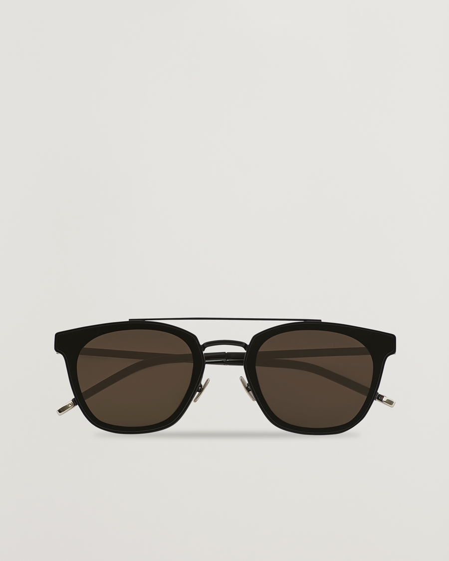 Homme | Lunettes De Soleil | Saint Laurent | SL 28 Sunglasses Black/Grey