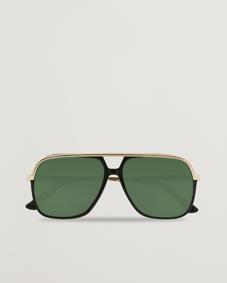 Homme | Gucci GG0200S Sunglasses Black/Gold | Gucci | GG0200S Sunglasses Black/Gold