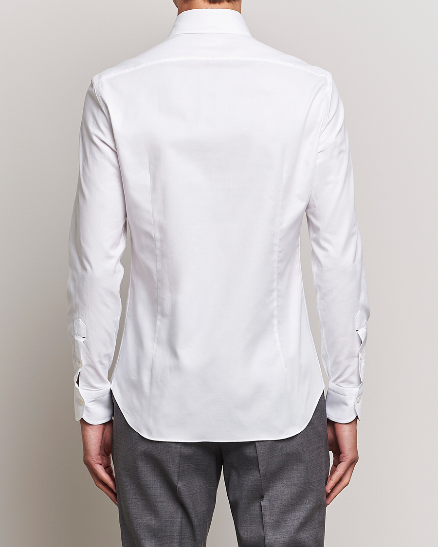 Homme | Chemises | Mazzarelli | Soft Oxford Button Down Shirt White