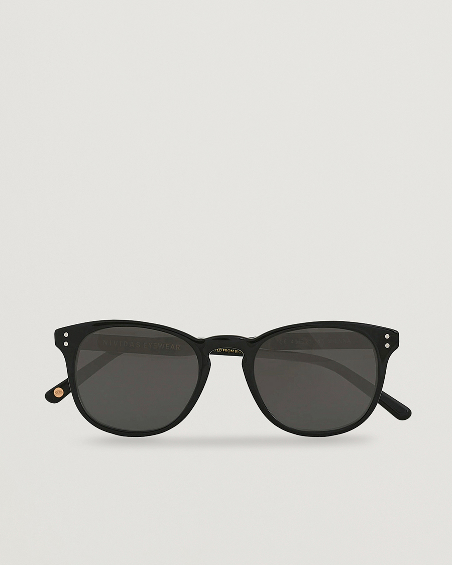 Homme | Nividas Eyewear Vienna Sunglasses Shiny Black | Nividas Eyewear | Vienna Sunglasses Shiny Black