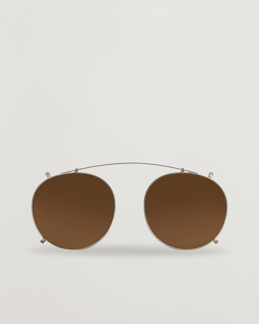 Homme | Lunettes De Soleil | TBD Eyewear | Clip-ons Silver/Tobacco