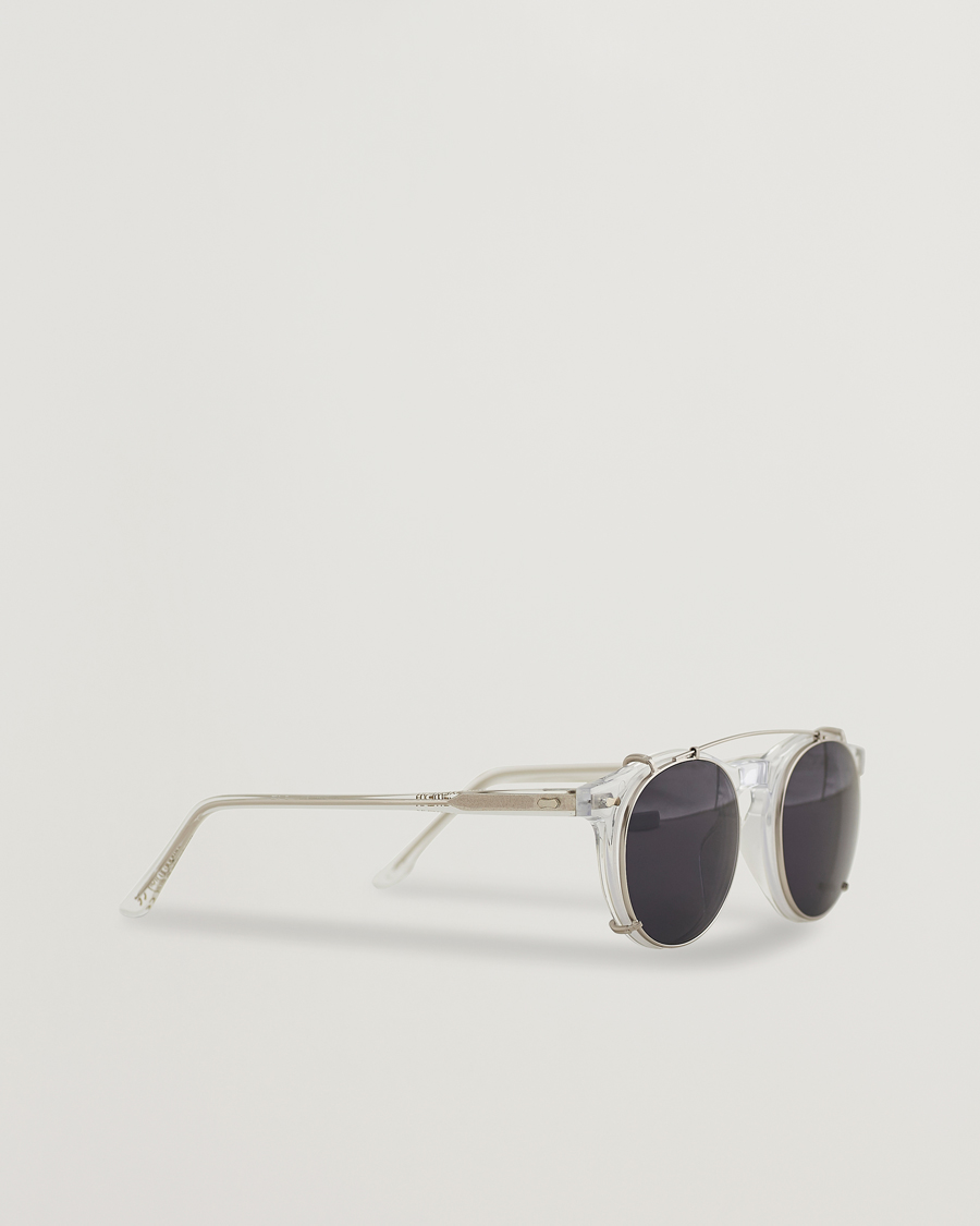 Homme | TBD Eyewear Clip-ons Silver/Gradient Grey | TBD Eyewear | Clip-ons Silver/Gradient Grey