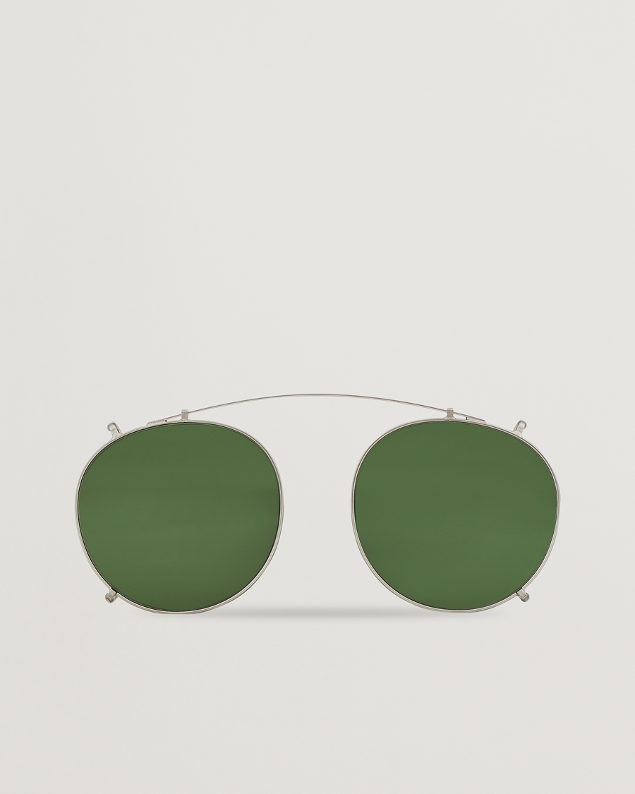 Homme | Lunettes De Soleil | TBD Eyewear | Clip-ons Silver/Bottle Green