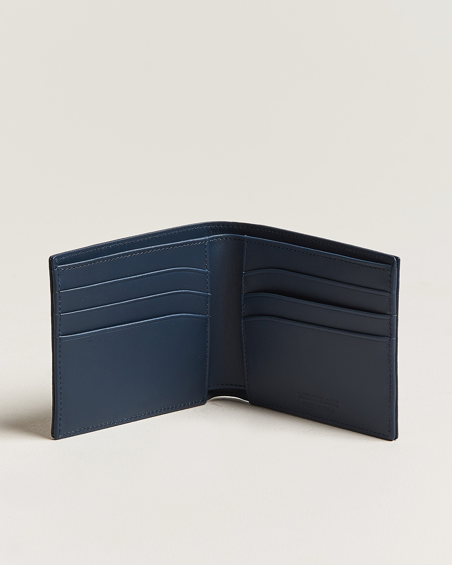 Homme | Montblanc Meisterstück Soft Grain Wallet 6cc Blue | Montblanc | Meisterstück Soft Grain Wallet 6cc Blue