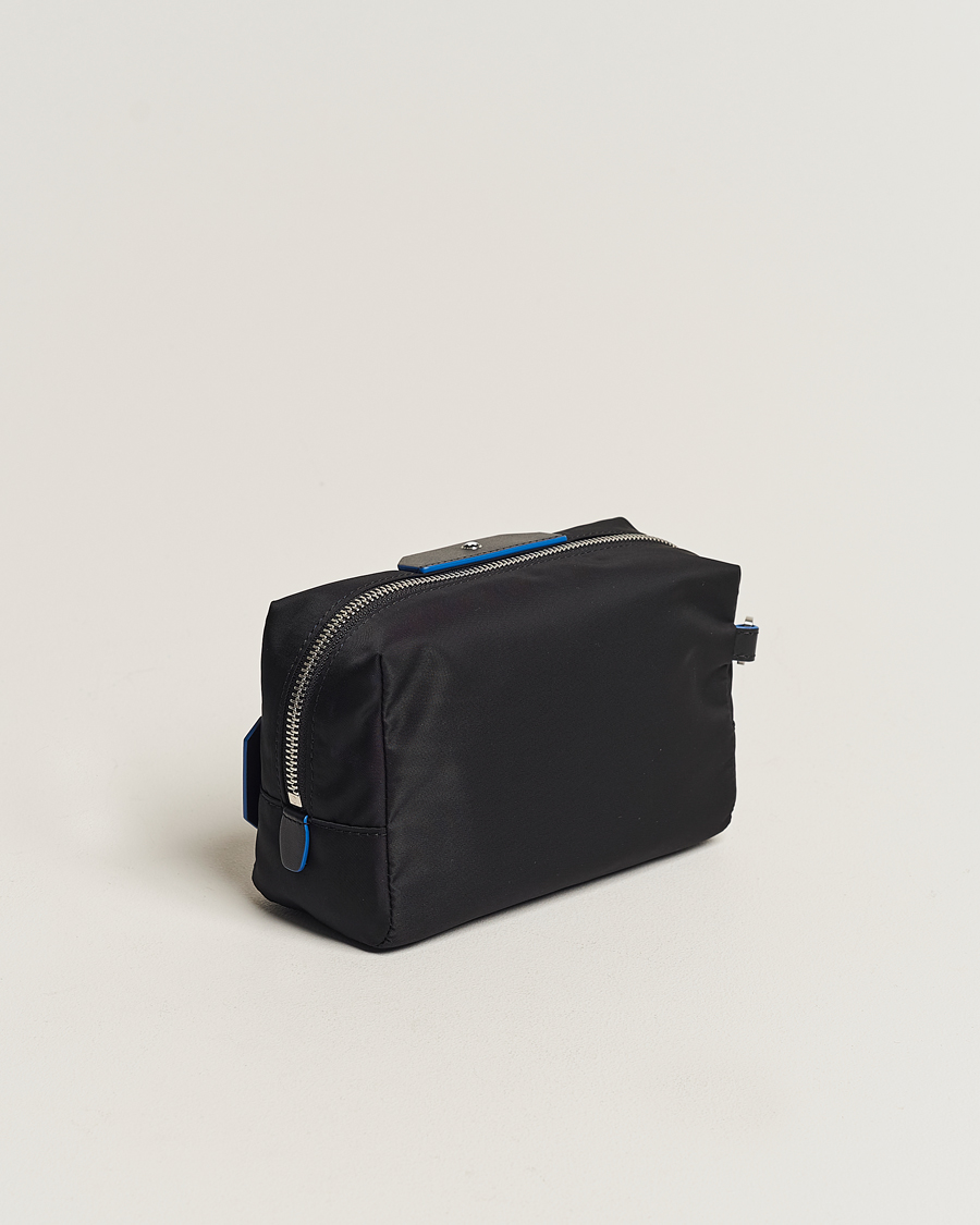 Homme |  | Montblanc | Blue Spirit Case Medium Wash Bag Black/Blue