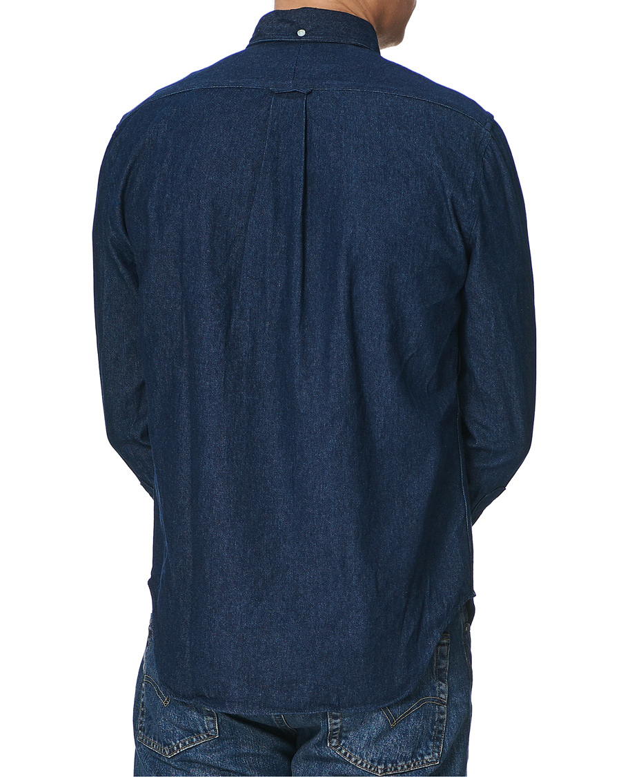 Homme | Chemises | Gitman Vintage | Button Down Denim Shirt Dark Indigo