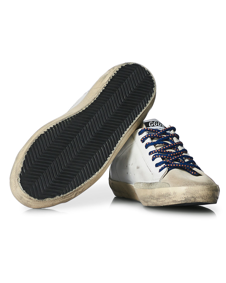 Homme | Golden Goose Deluxe Brand Super-Star Sneaker White/Red | Golden Goose | Deluxe Brand Super-Star Sneaker White/Red