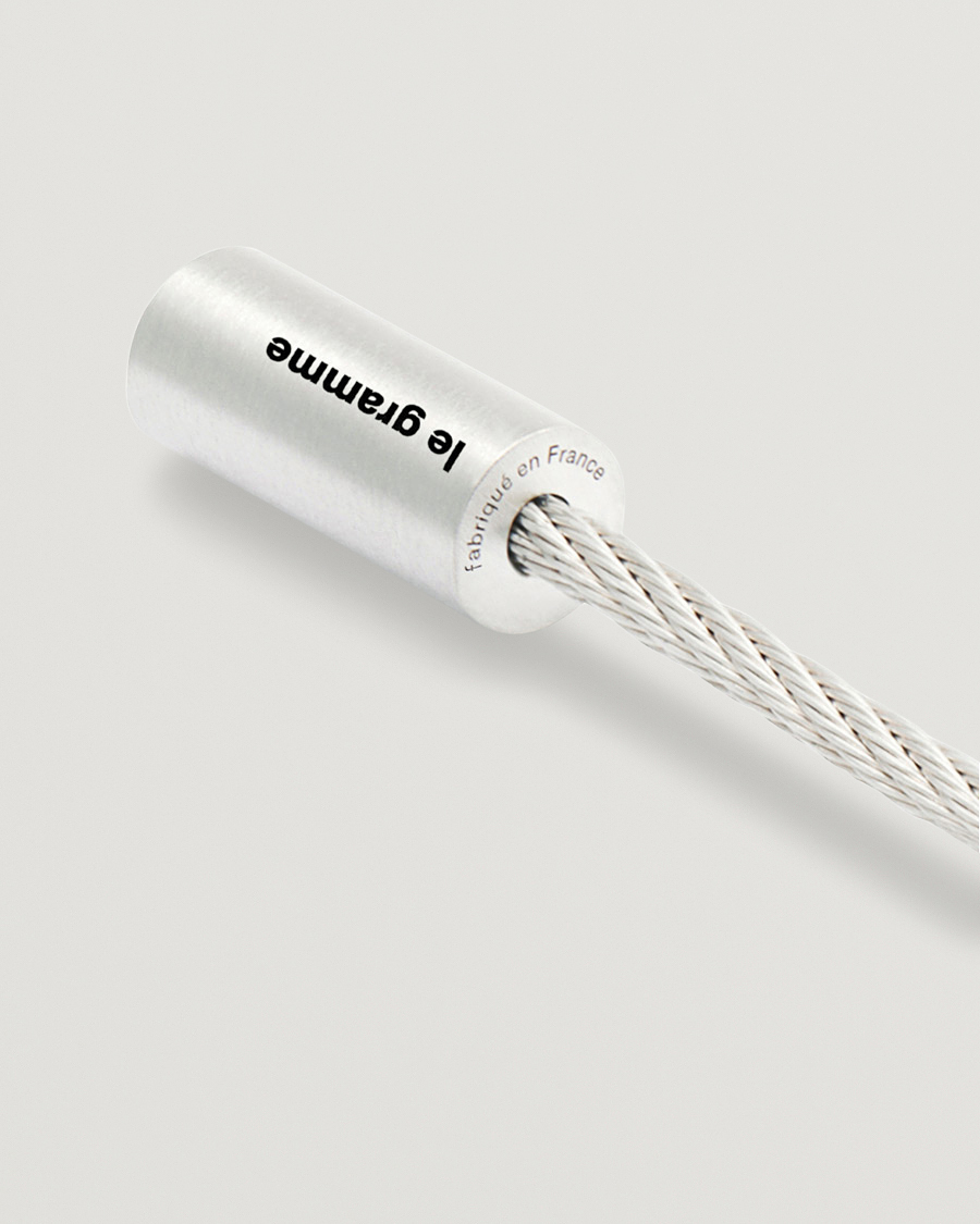 Homme | LE GRAMME Double Cable Bracelet Sterling Silver 9g | LE GRAMME | Double Cable Bracelet Sterling Silver 9g