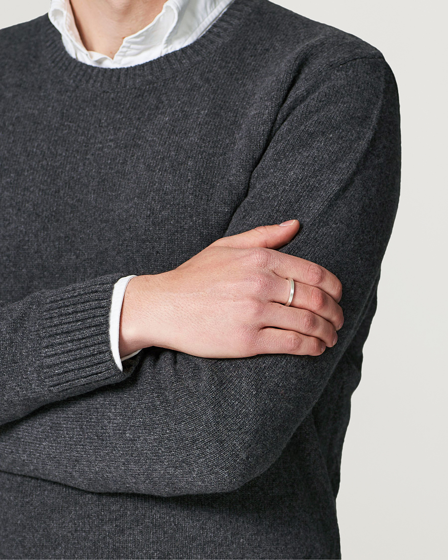 Homme | Bijoux | LE GRAMME | Ribbon Brushed Ring Sterling Silver 3g