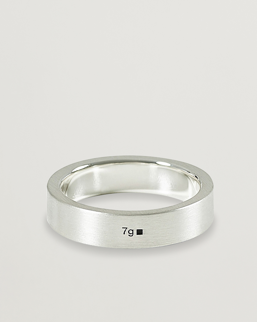 Homme | Bijoux | LE GRAMME | Ribbon Brushed Ring Sterling Silver 7g