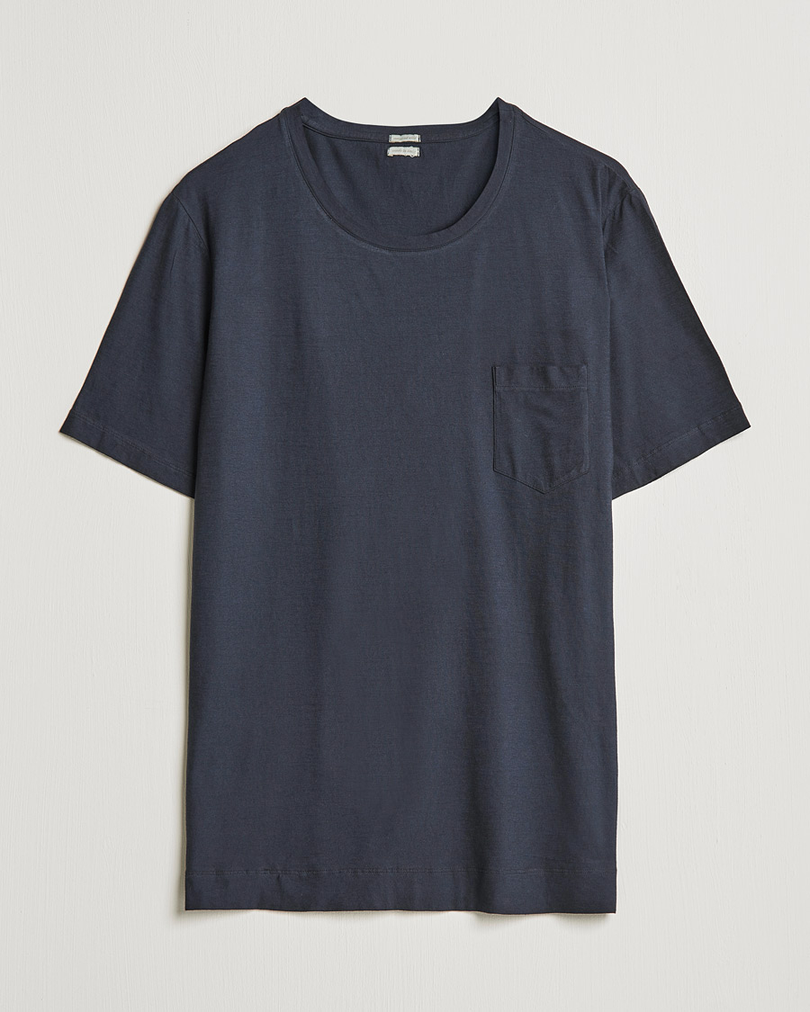 Homme | T-shirts | Massimo Alba | Panarea Watercolor T-Shirt Washed Black